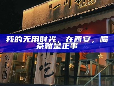 我的无用时光，在西安，喝茶就是正事