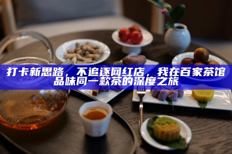 打卡新思路,不追逐网红店,我在百家茶馆品味同一款茶的深度之旅